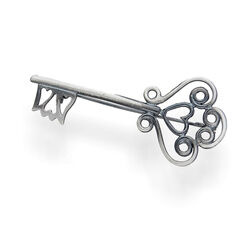 Srebrna broszka KLUCZ KLUCZYK - SREBRO 925