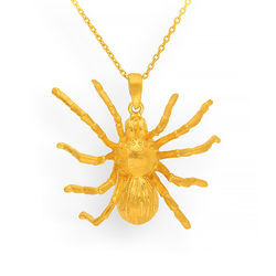 Srebrny naszyjnik PAJĄK - SREBRO p. 925