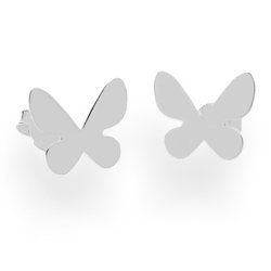 SZT-455B Srebrne kolczyki motyl motyle  srebro 925