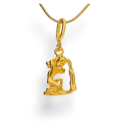 Srebrna zawieszka - ZODIAK - Wodnik - pr. 925