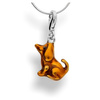 Srebrna zawieszka - charms - PIESEK pr. 925